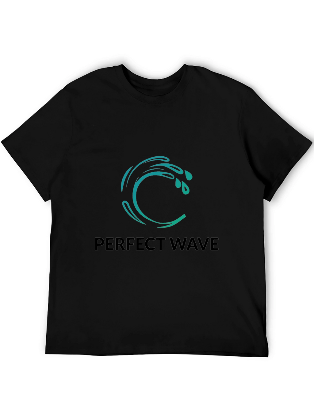 Perfect Wave Black Graphic Tee