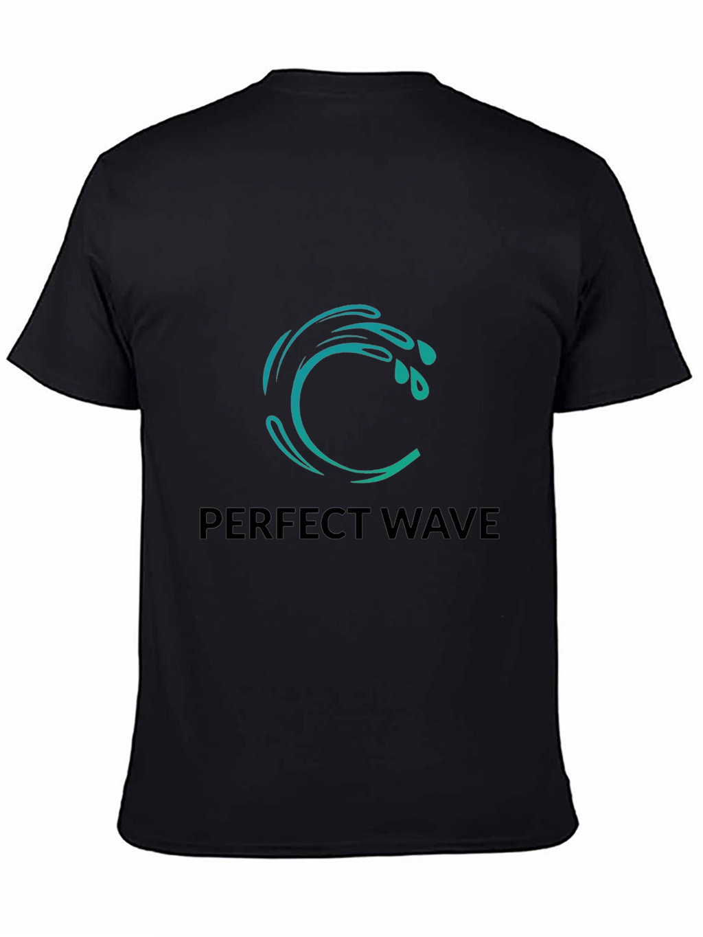 Perfect Wave Black Graphic Tee