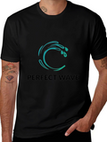 Perfect Wave Black Graphic Tee