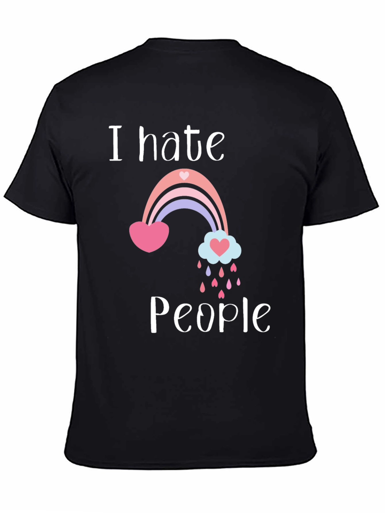I Hate People Rainbow T-Shirt