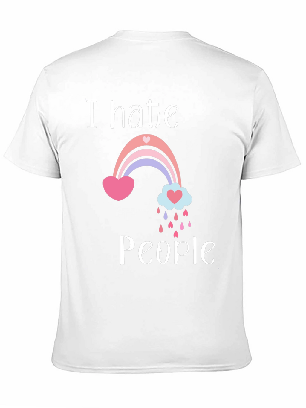 I Hate People Rainbow T-Shirt