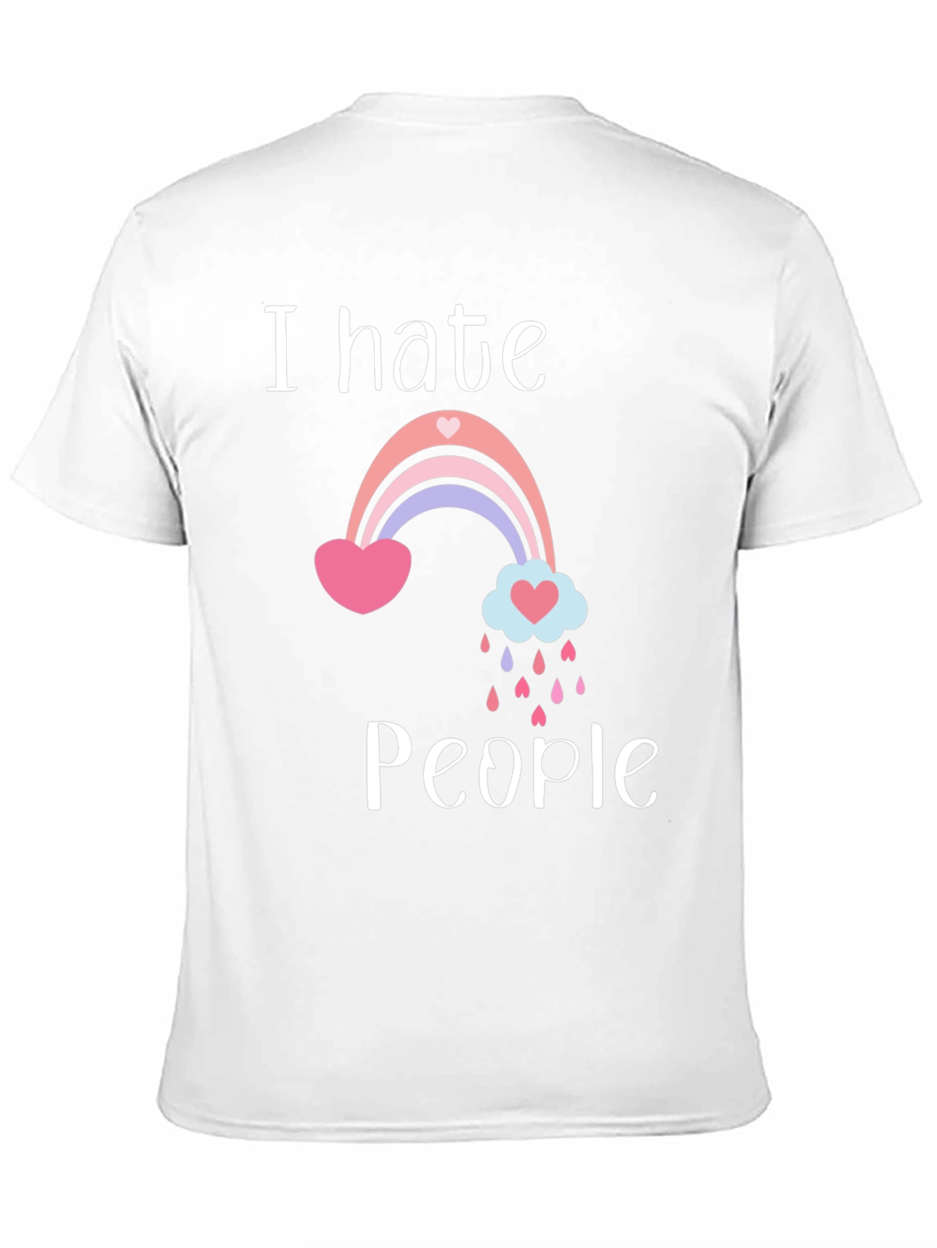 I Hate People Rainbow T-Shirt