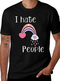 I Hate People Rainbow T-Shirt
