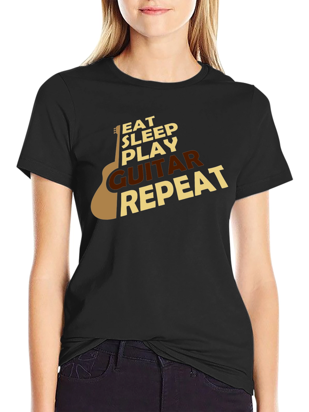Eat Sleep Play Guitar Repeat T-Shirt