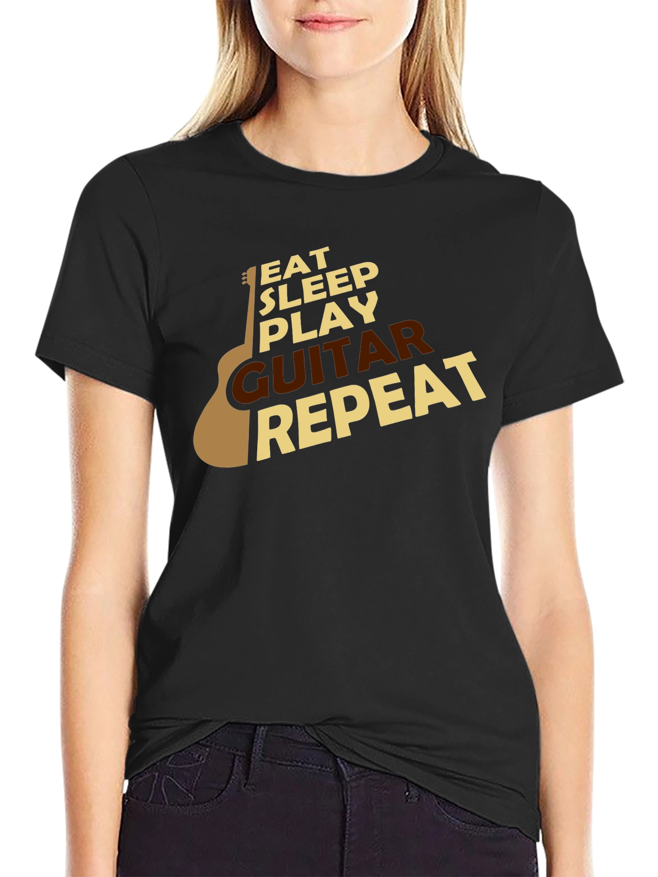 Eat Sleep Play Guitar Repeat T-Shirt