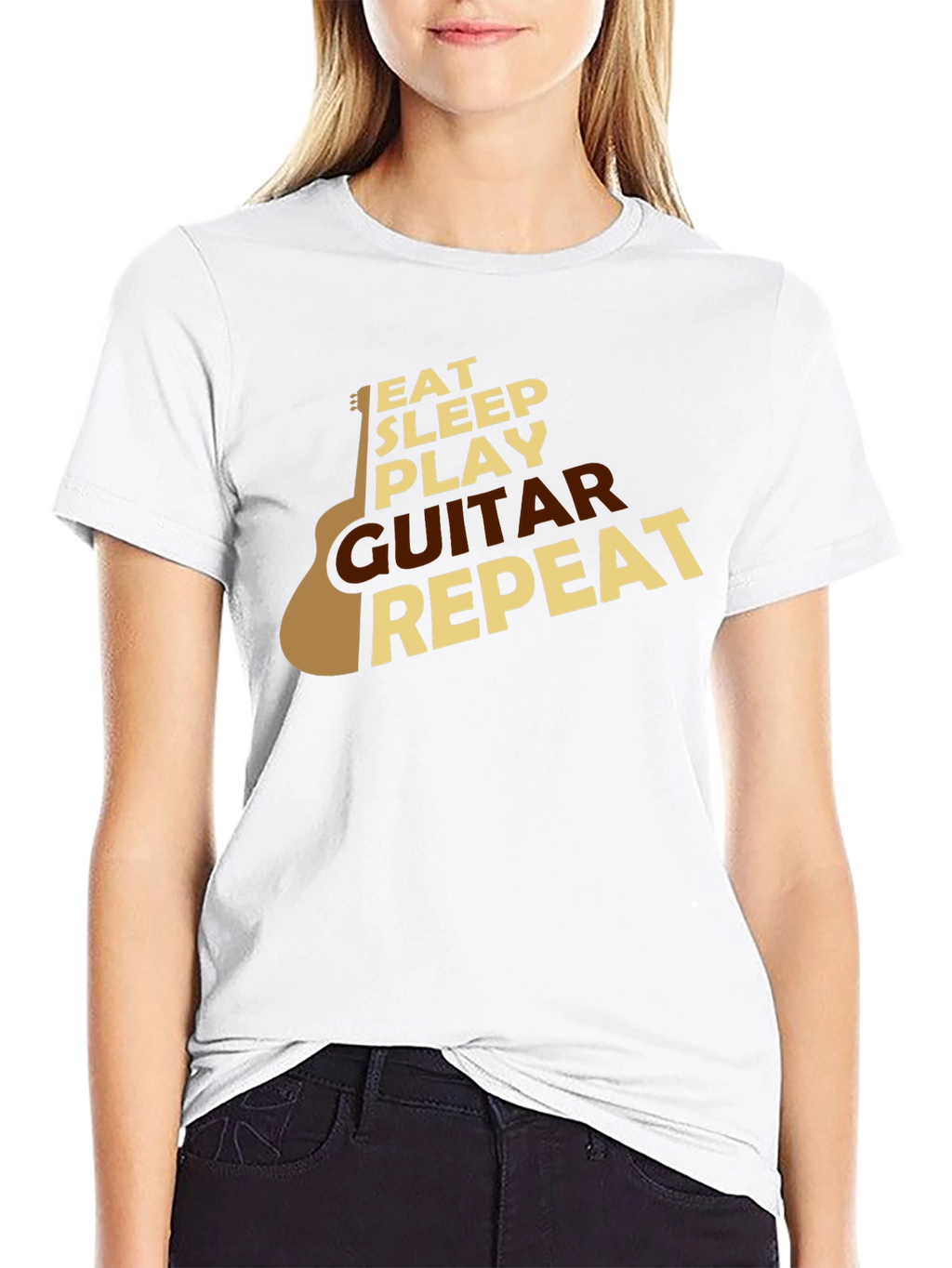 Eat Sleep Play Guitar Repeat T-Shirt