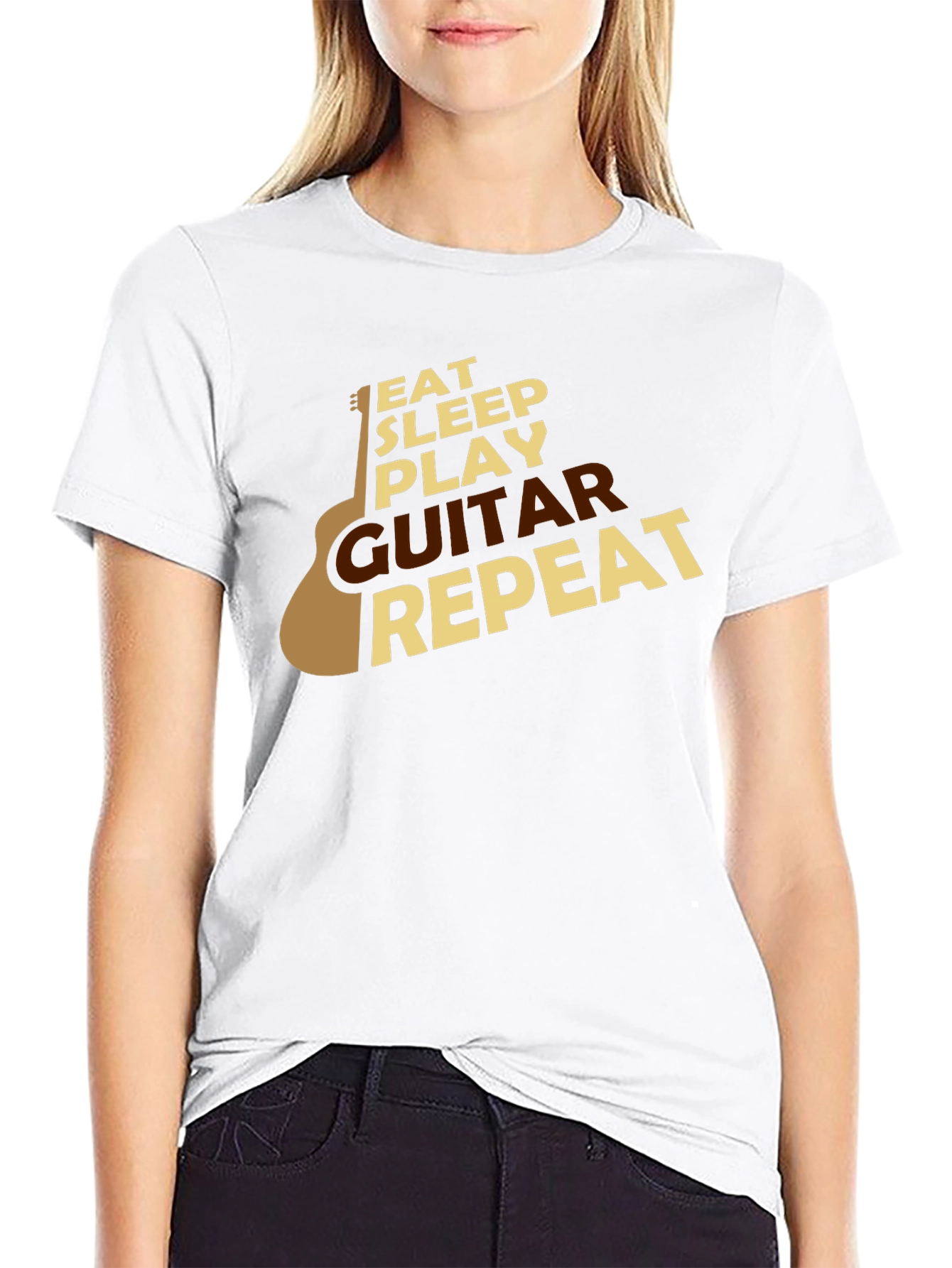 Eat Sleep Play Guitar Repeat T-Shirt