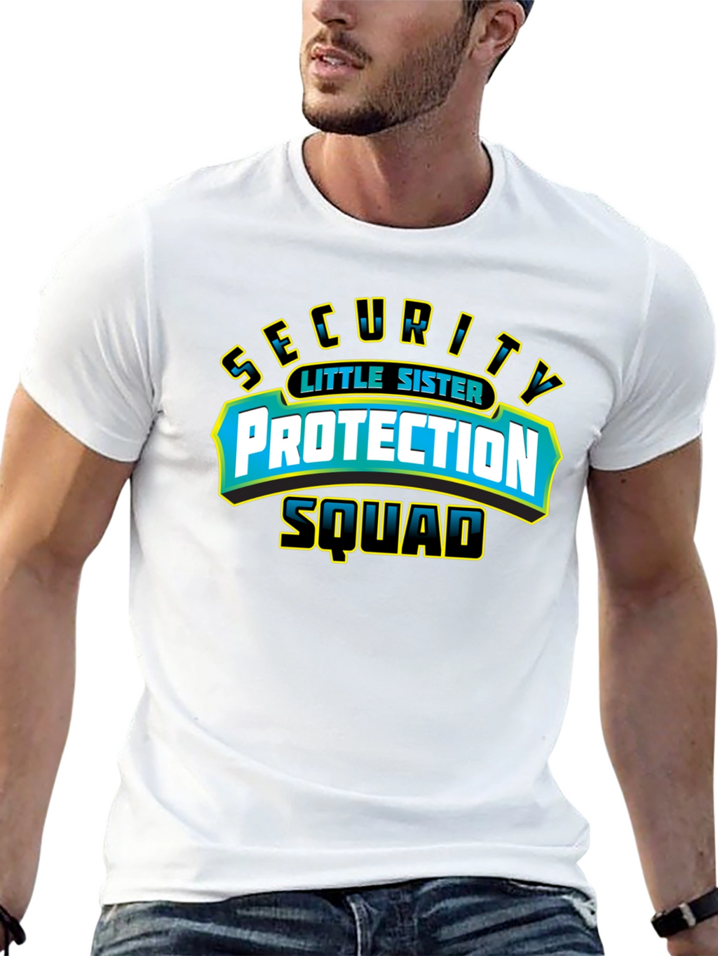 Security Little Sister Protection Squad T-Shirt