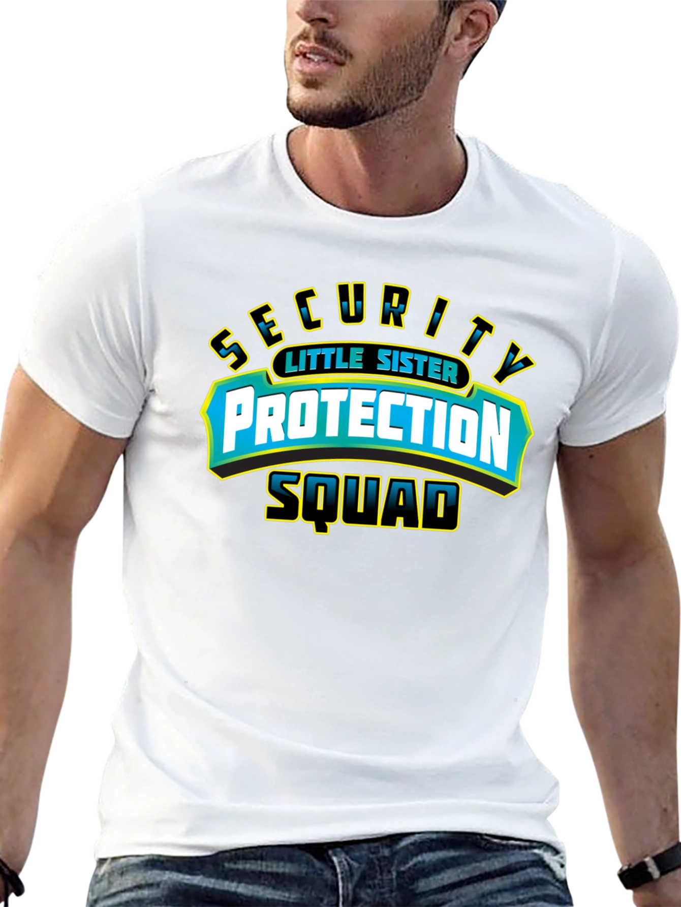 Security Little Sister Protection Squad T-Shirt