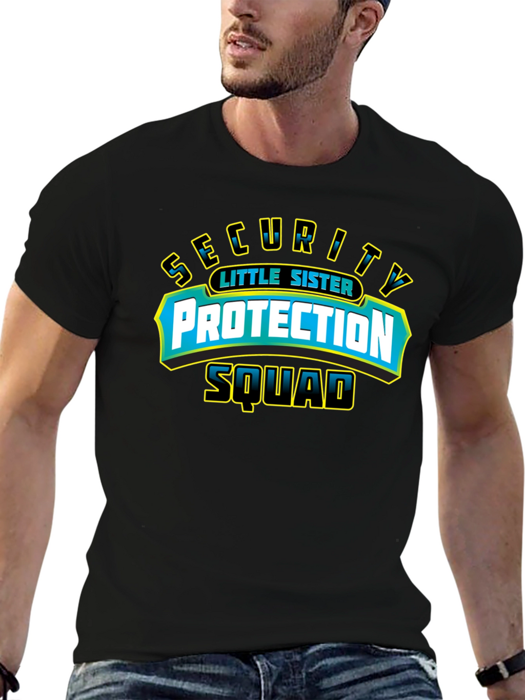 Security Little Sister Protection Squad T-Shirt