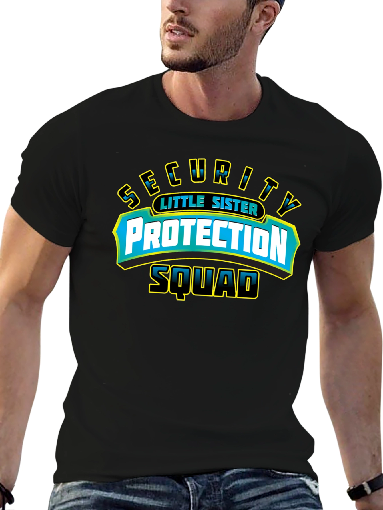 Security Little Sister Protection Squad T-Shirt