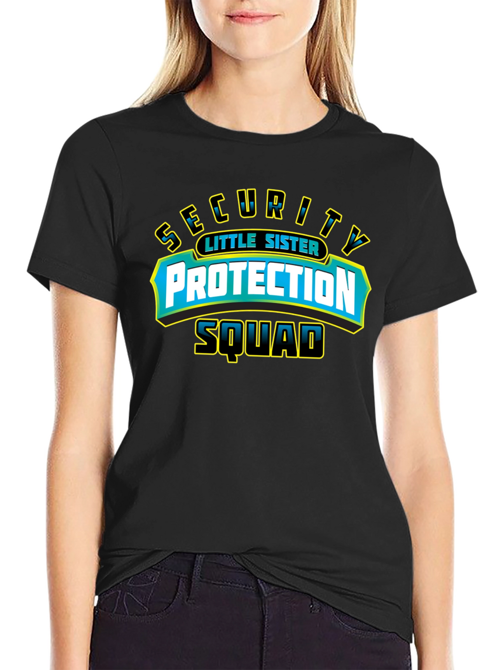 Security Little Sister Protection Squad T-Shirt