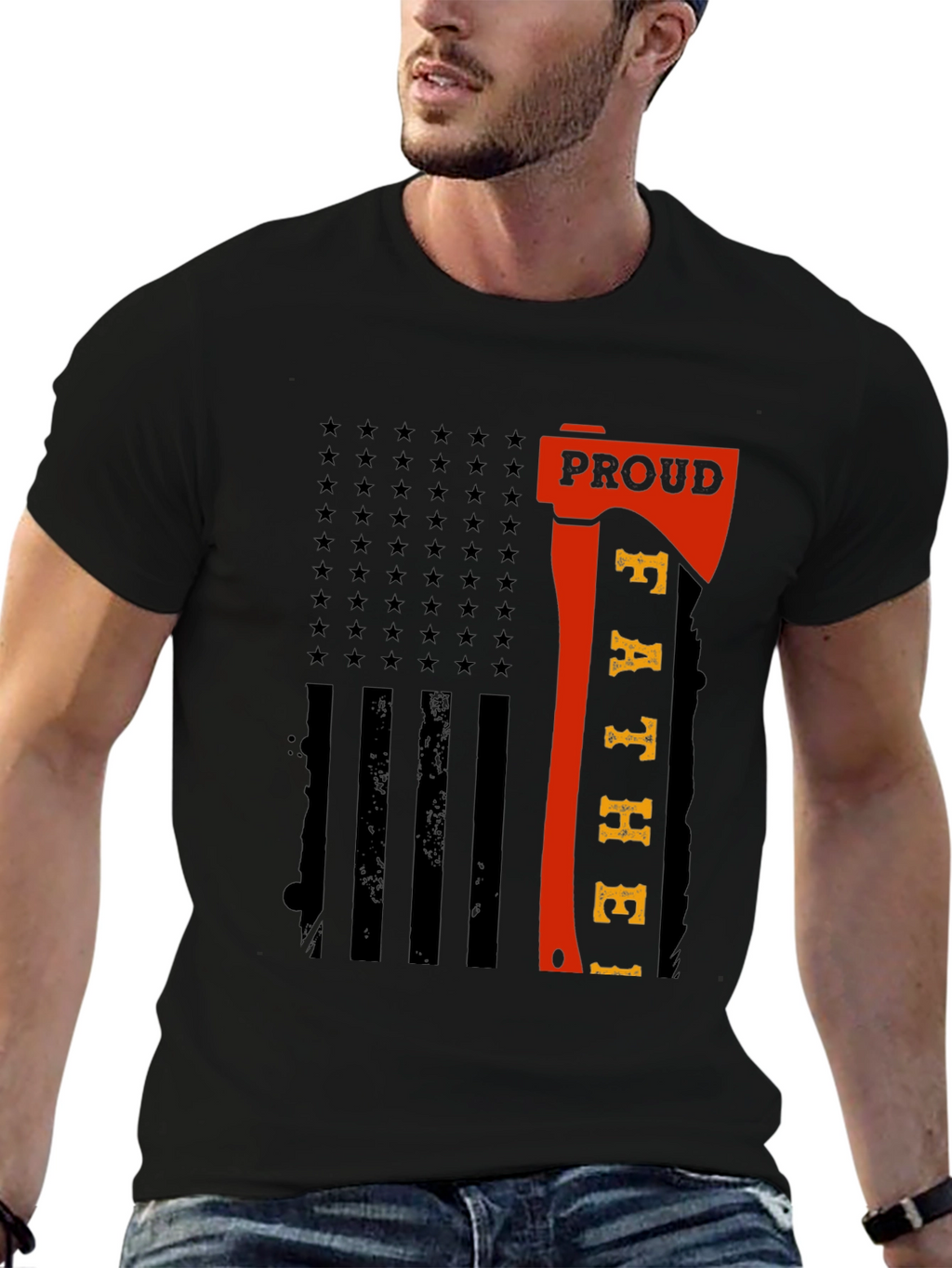 Proud Father Axe T-Shirt