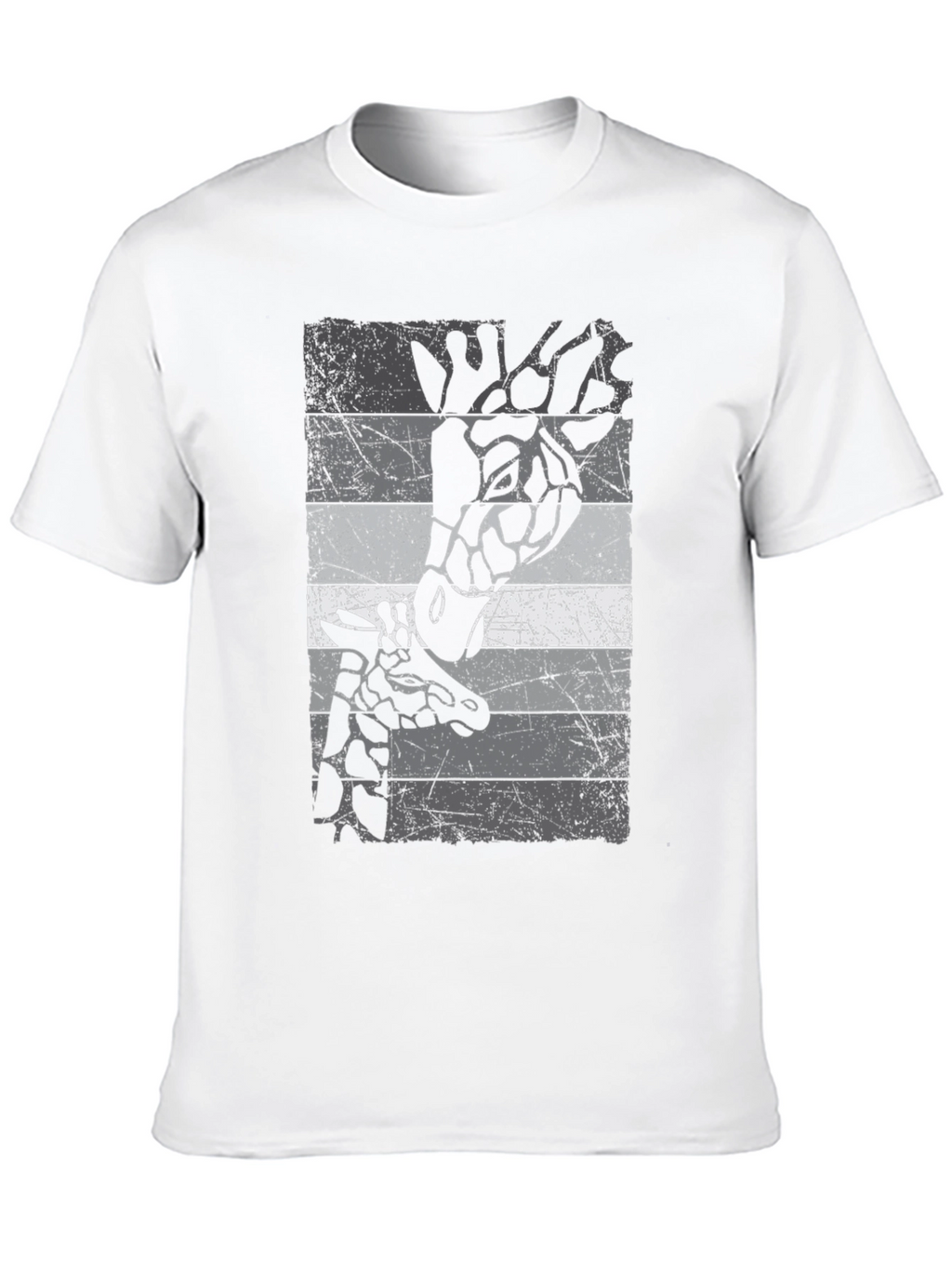 Giraffe Graphic Print Crew Neck T-Shirt
