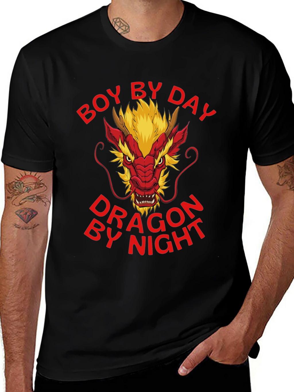 Boy By Day Dragon By Night T-Shirt