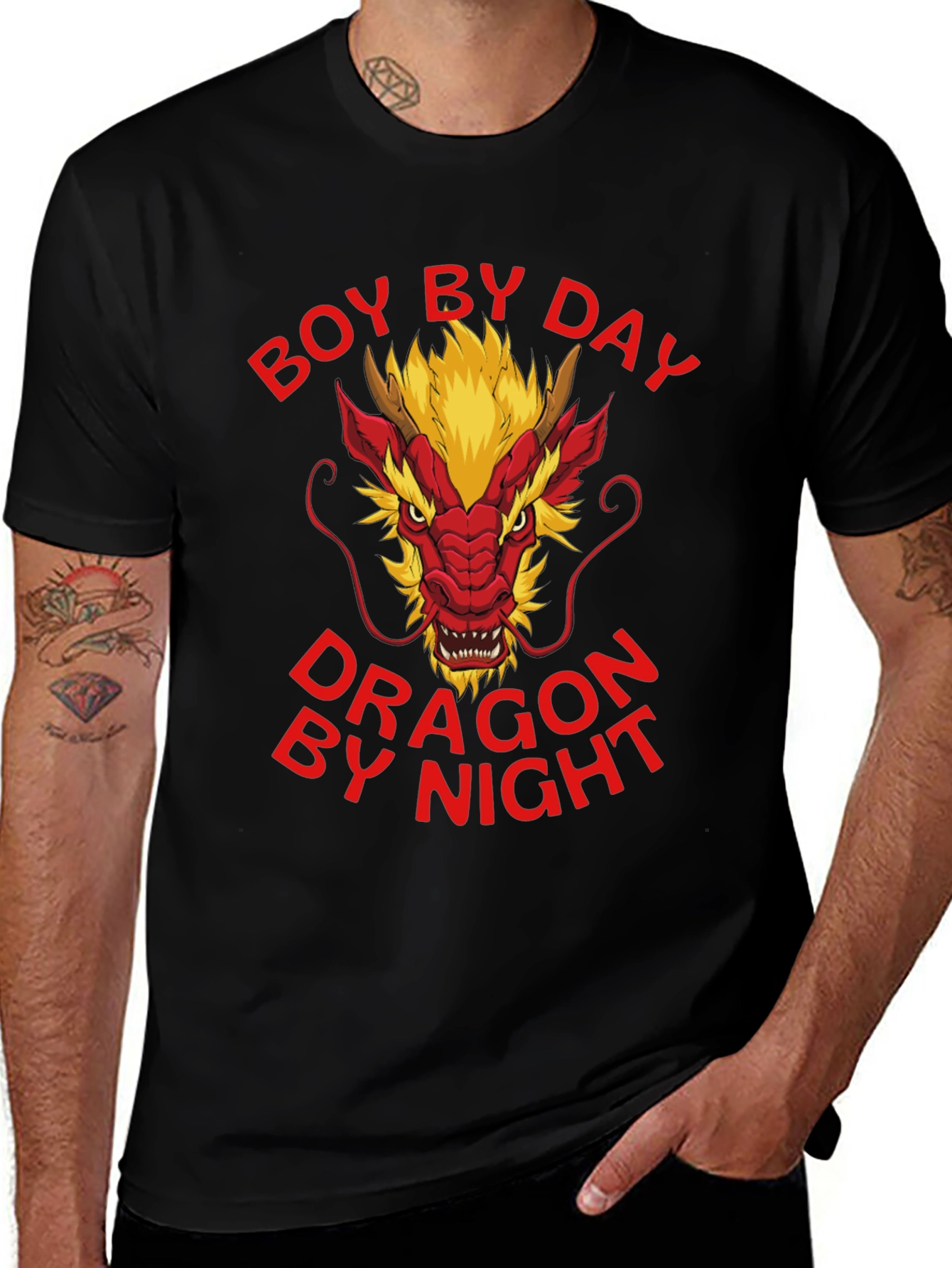 Boy By Day Dragon By Night T-Shirt