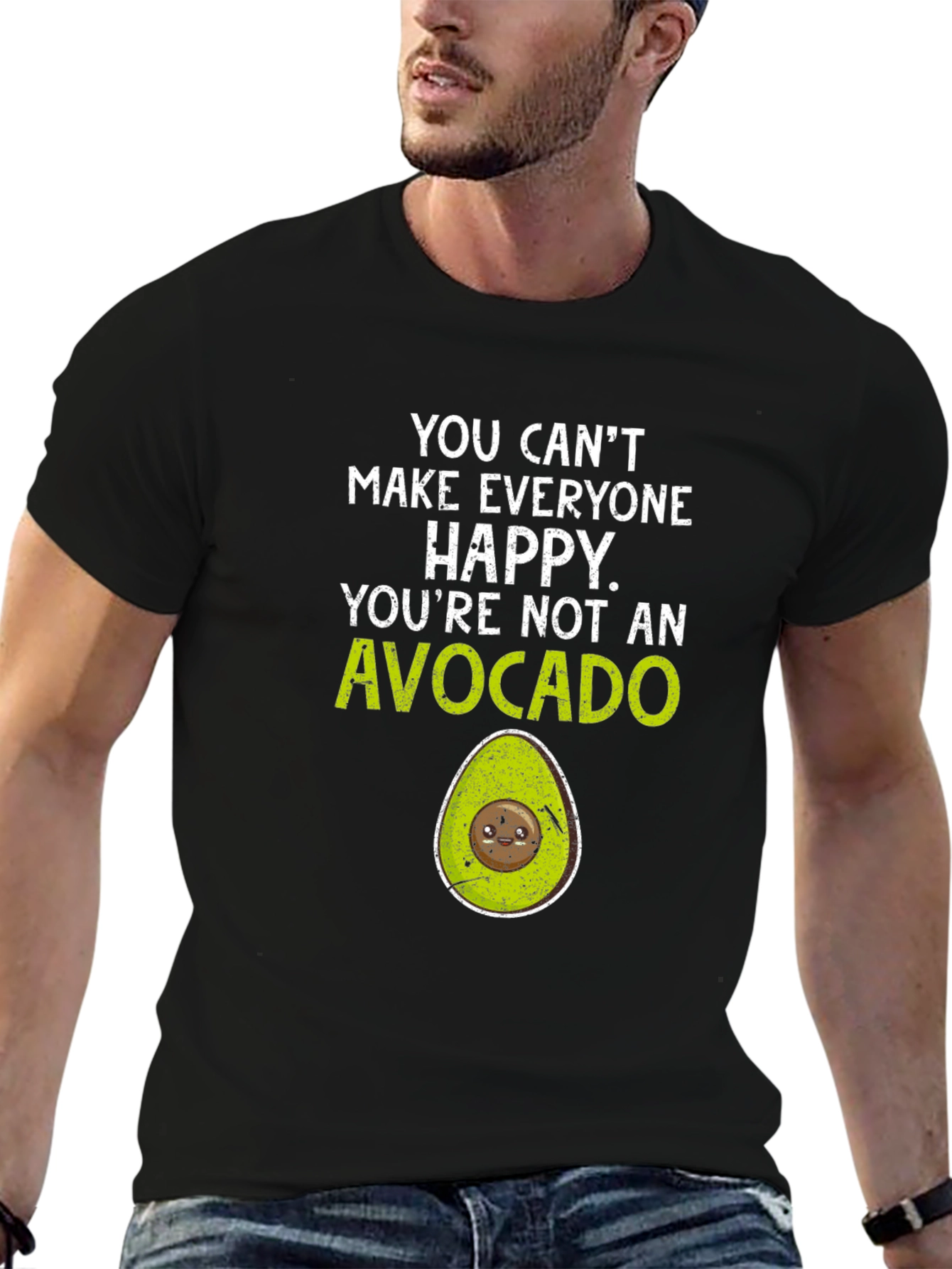 Avocado Graphic T-Shirt - You Cant Make Everyone Happy