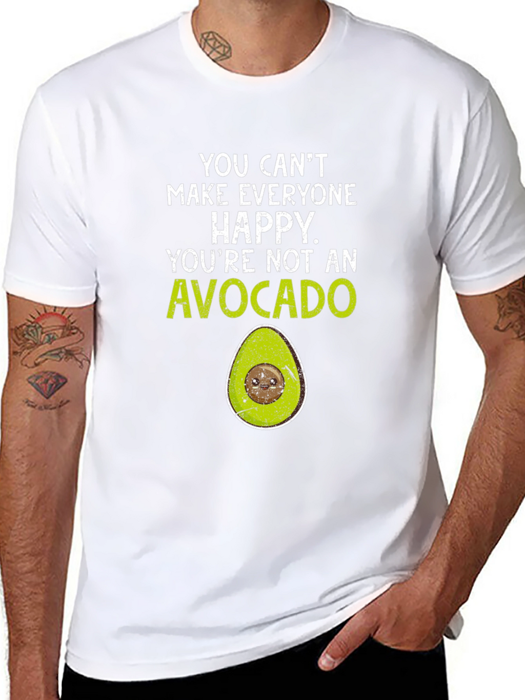 Avocado Graphic T-Shirt - You Cant Make Everyone Happy