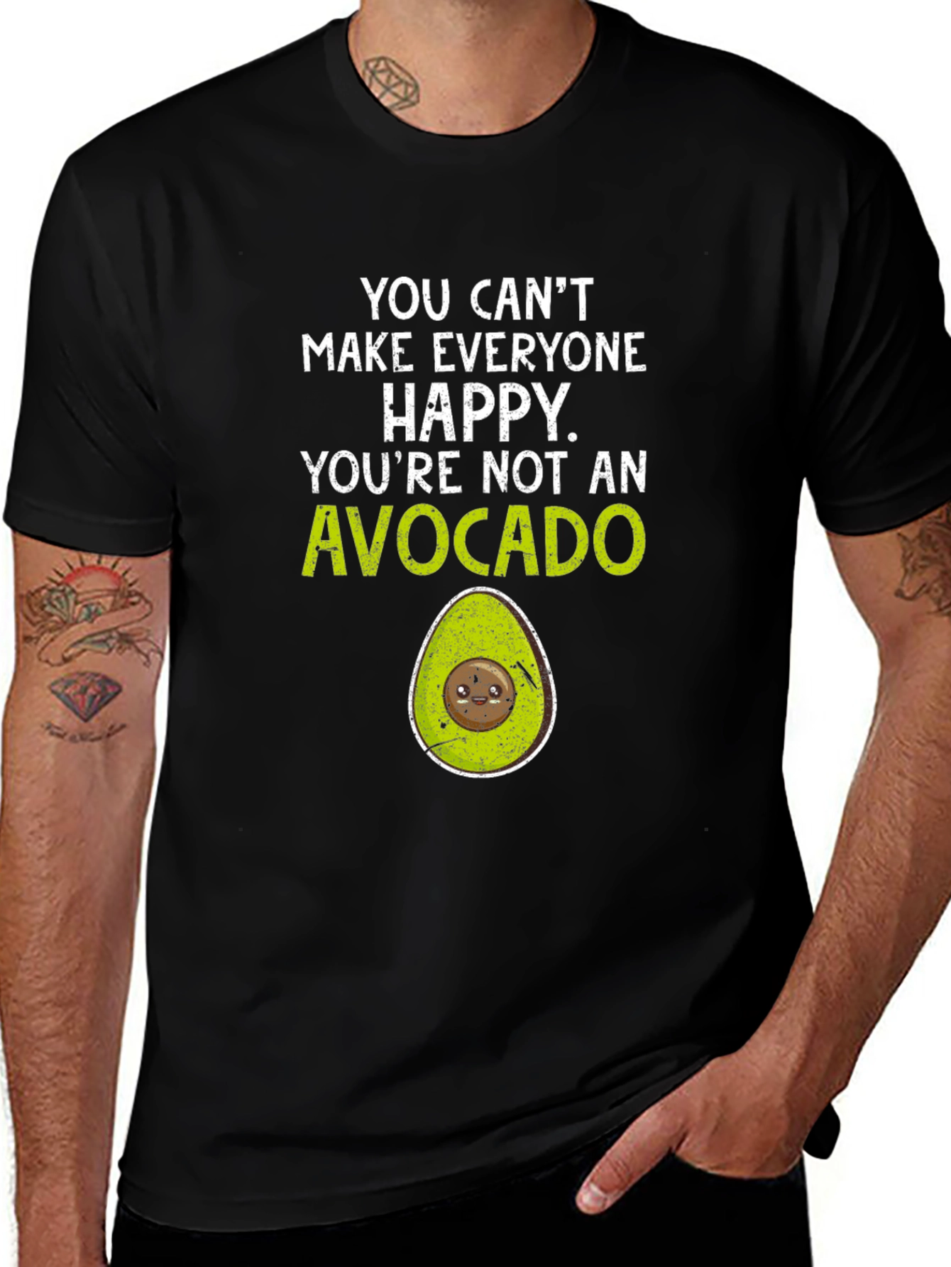 Avocado Graphic T-Shirt - You Cant Make Everyone Happy