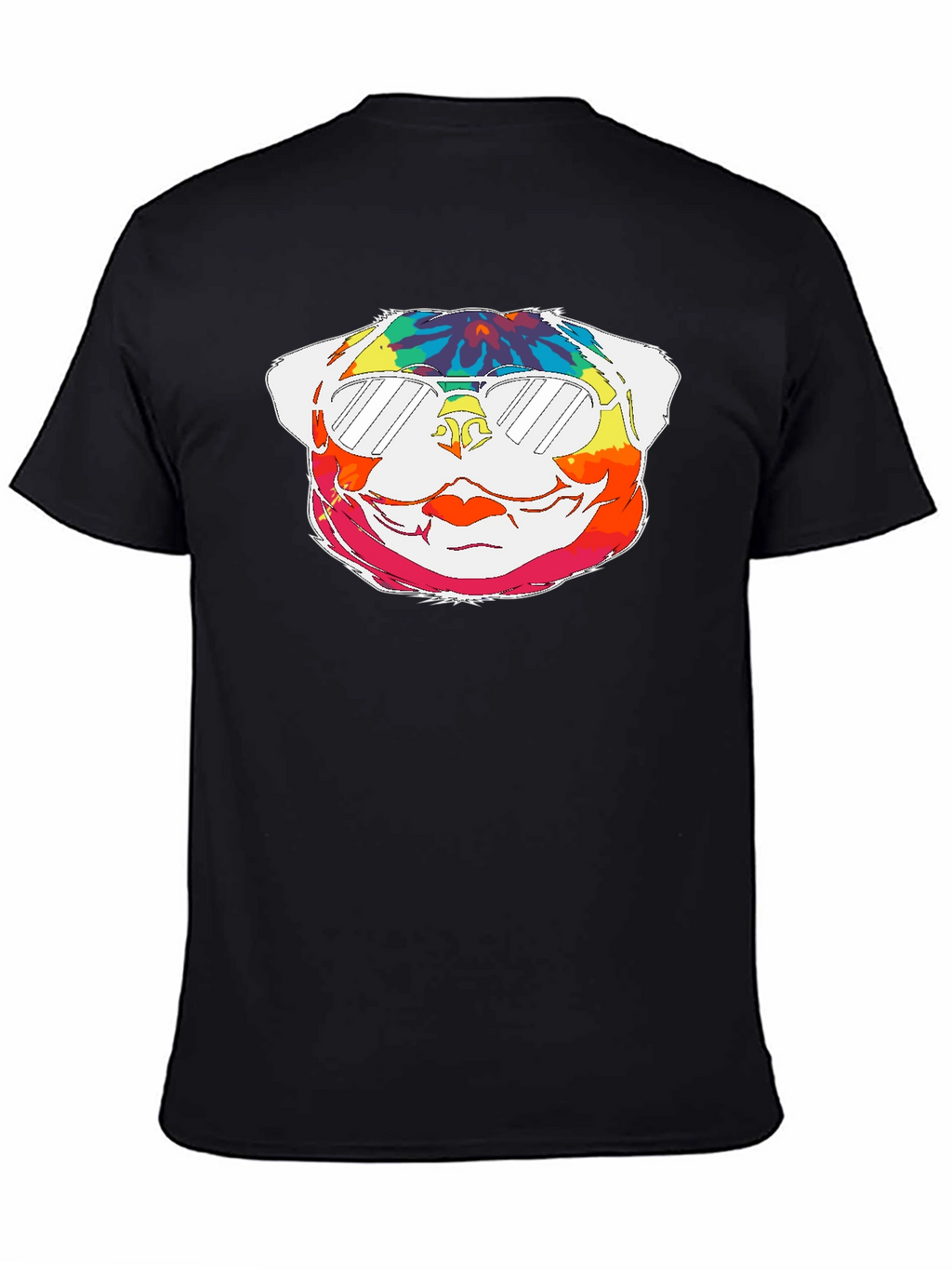 Tie-Dye Pug Graphic Tee