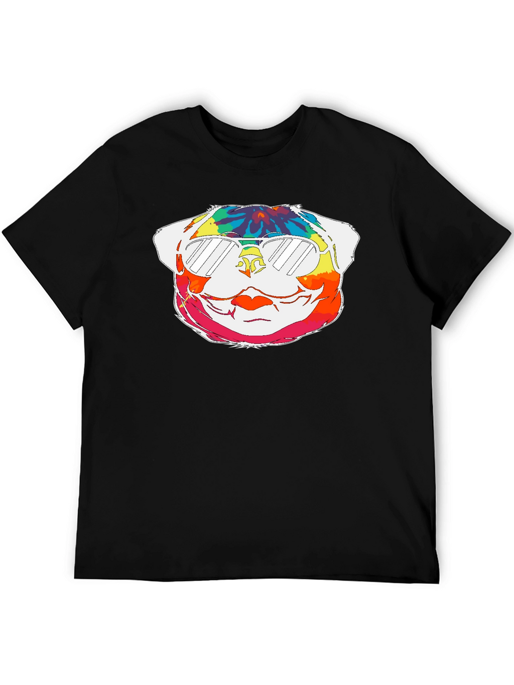 Tie-Dye Pug Graphic Tee