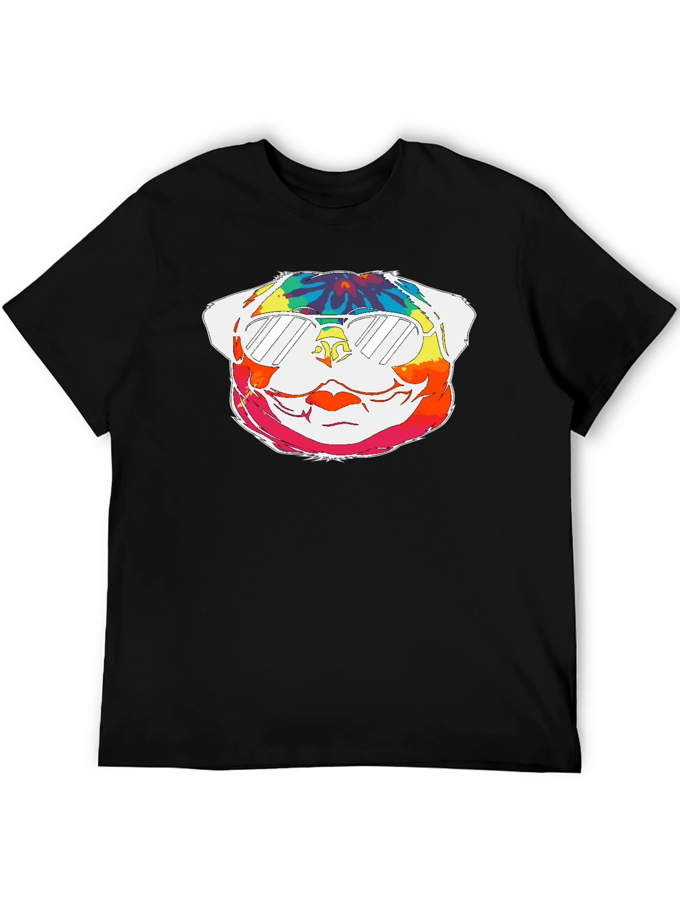 Tie-Dye Pug Graphic Tee