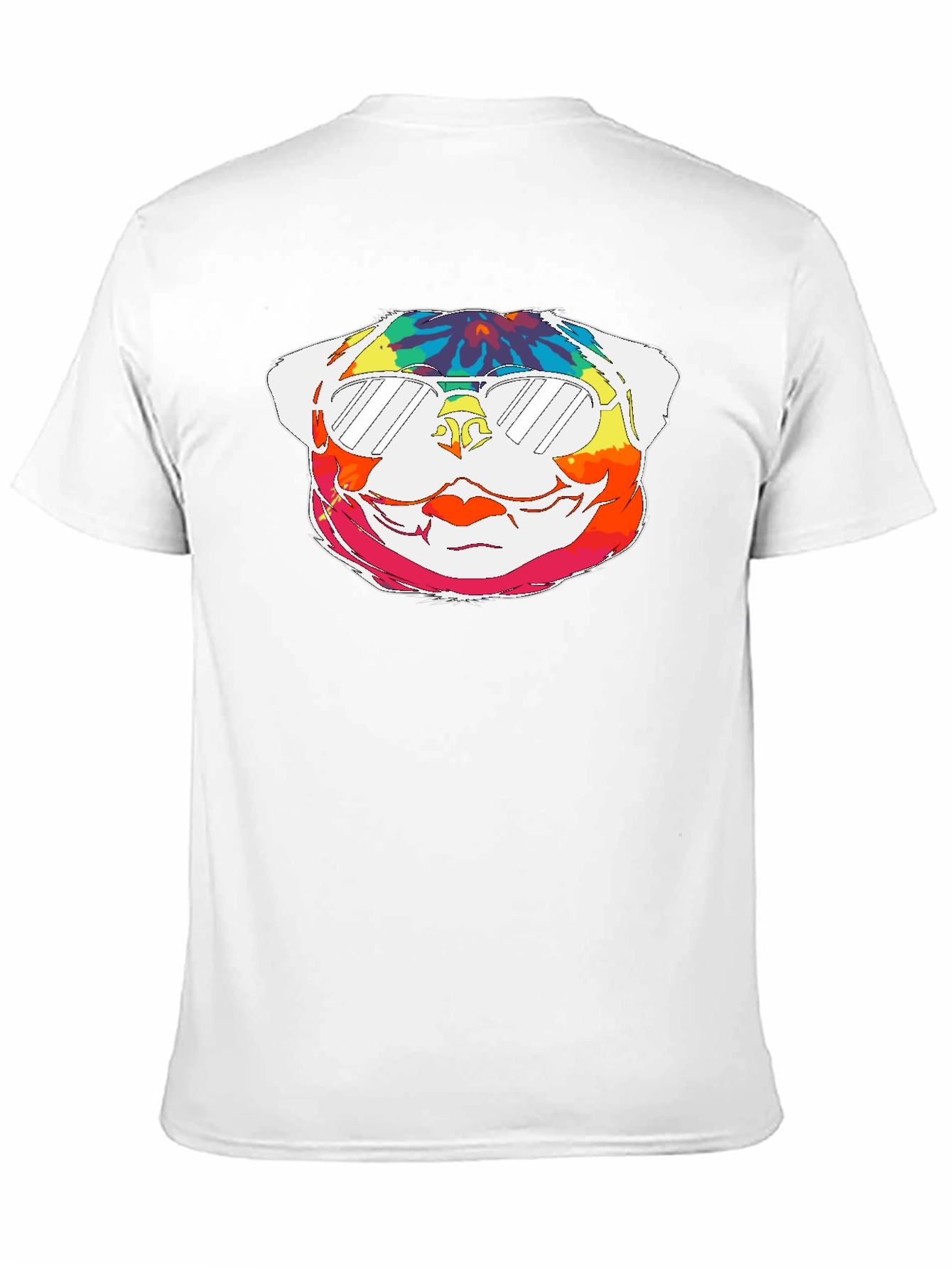 Tie-Dye Pug Graphic Tee