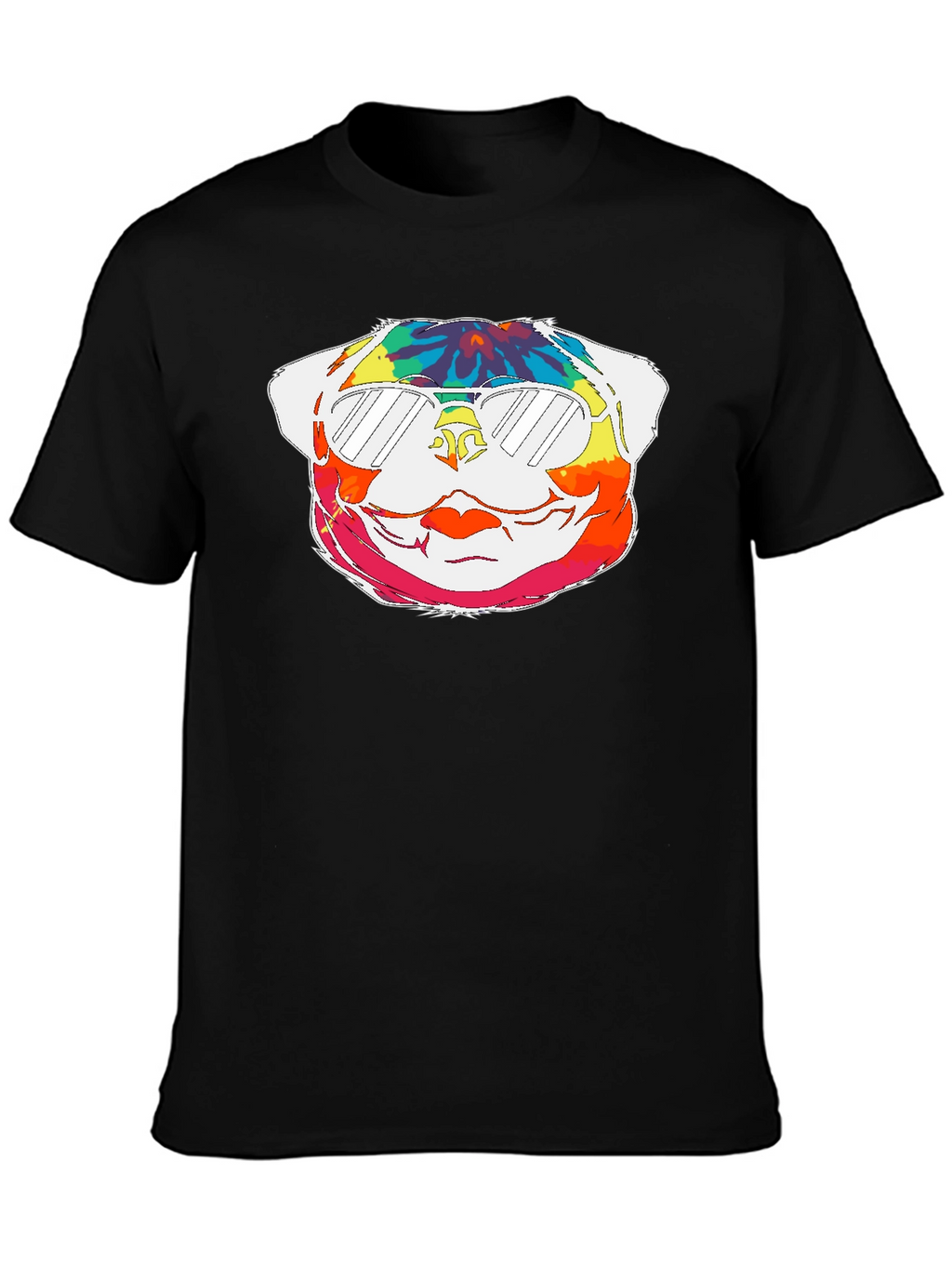 Tie-Dye Pug Graphic Tee