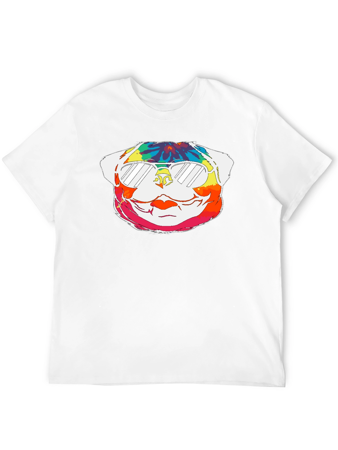 Tie-Dye Pug Graphic Tee
