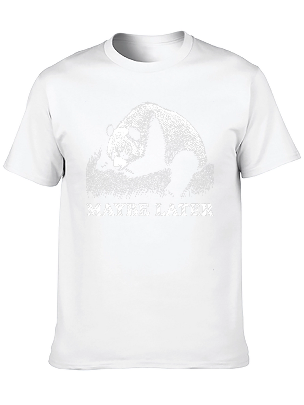 Maybe Later Panda Graphic Tee