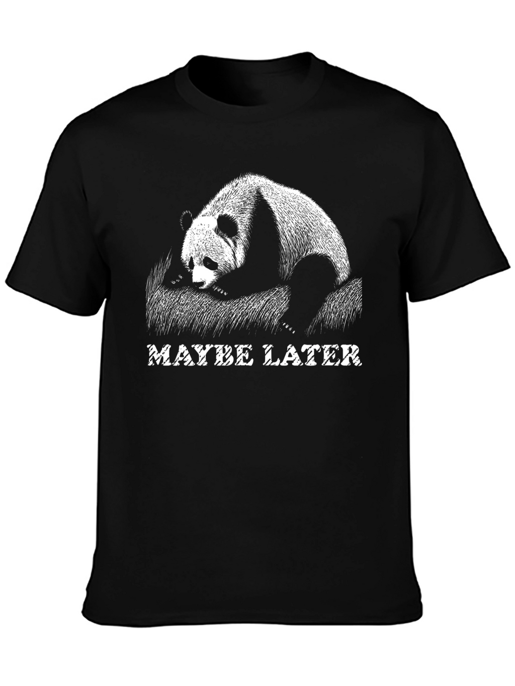 Maybe Later Panda Graphic Tee