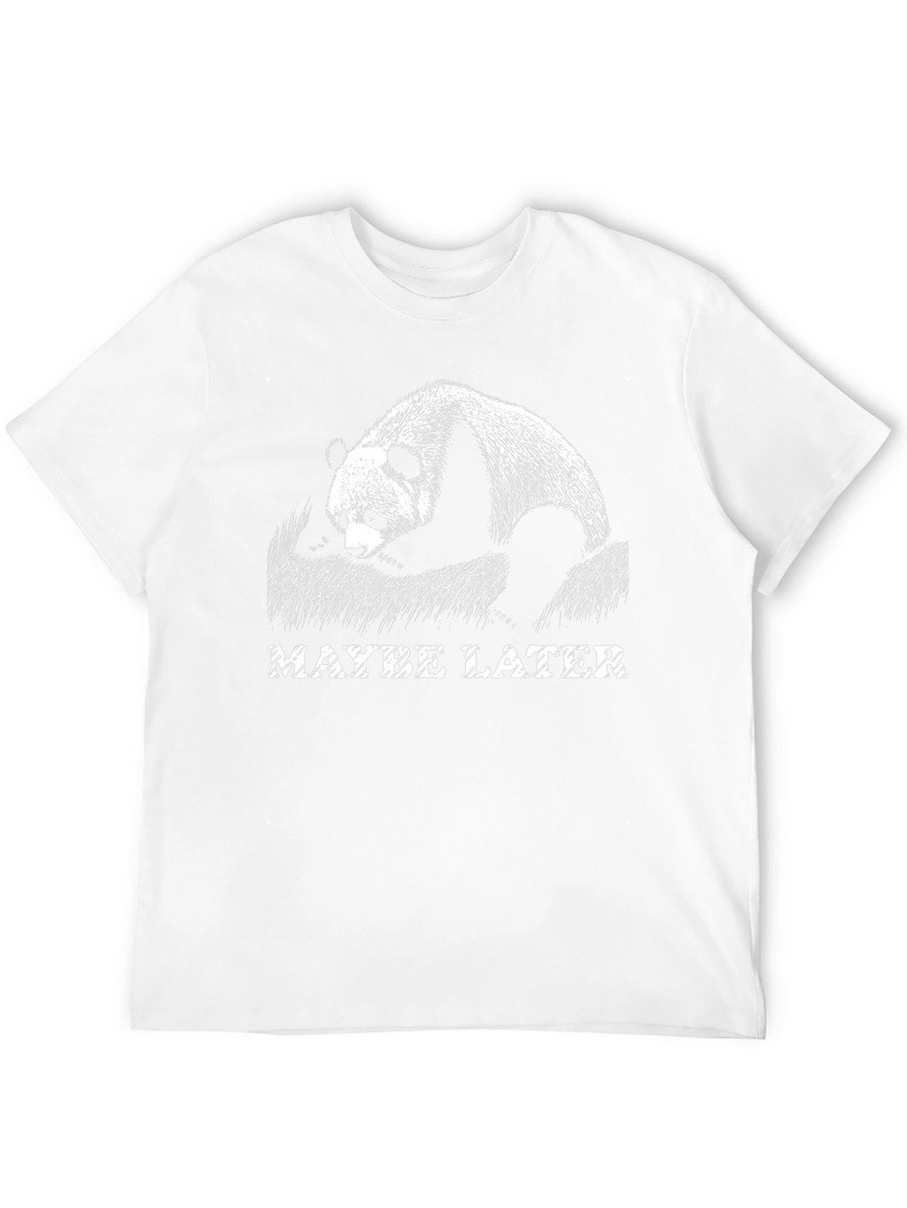 Maybe Later Panda Graphic Tee