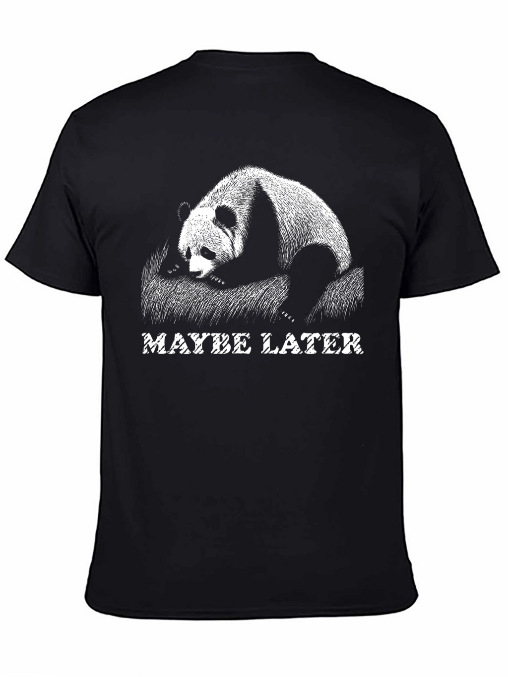 Maybe Later Panda Graphic Tee