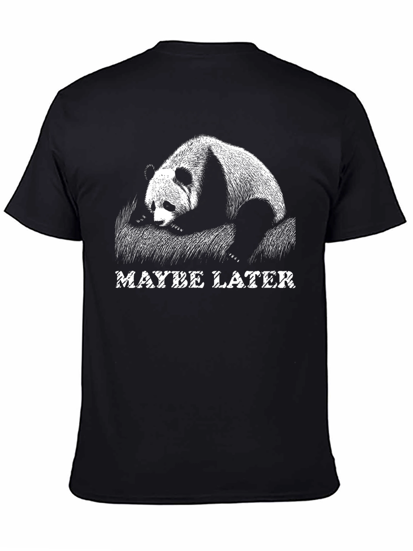 Maybe Later Panda Graphic Tee