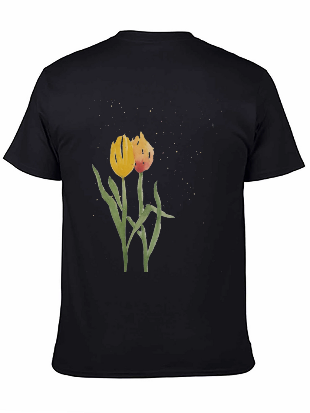 Floral Tulip Graphic Tee - Stylish Unisex Shirt