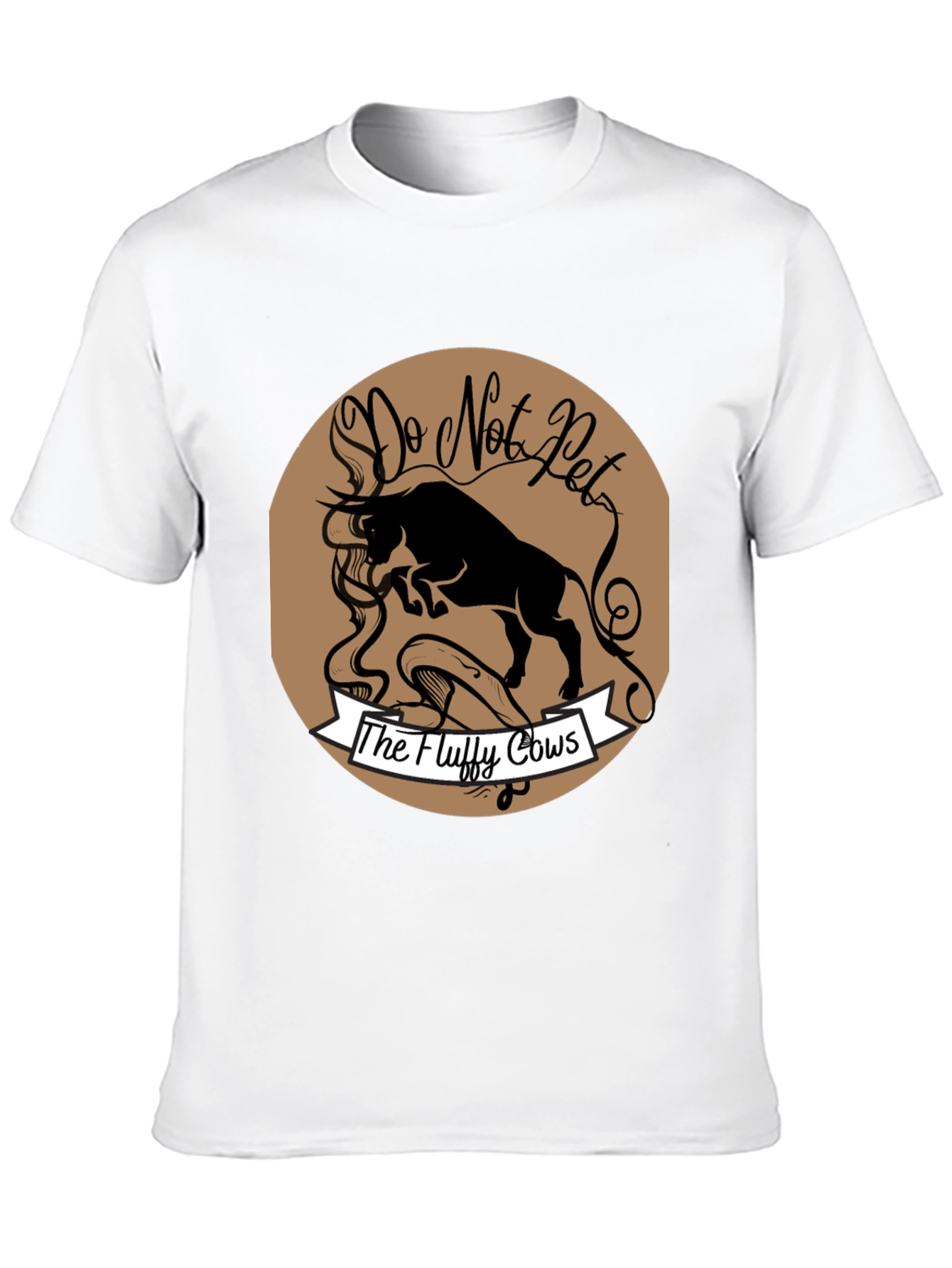 Do Not Pet the Fluffy Cows Graphic T-Shirt
