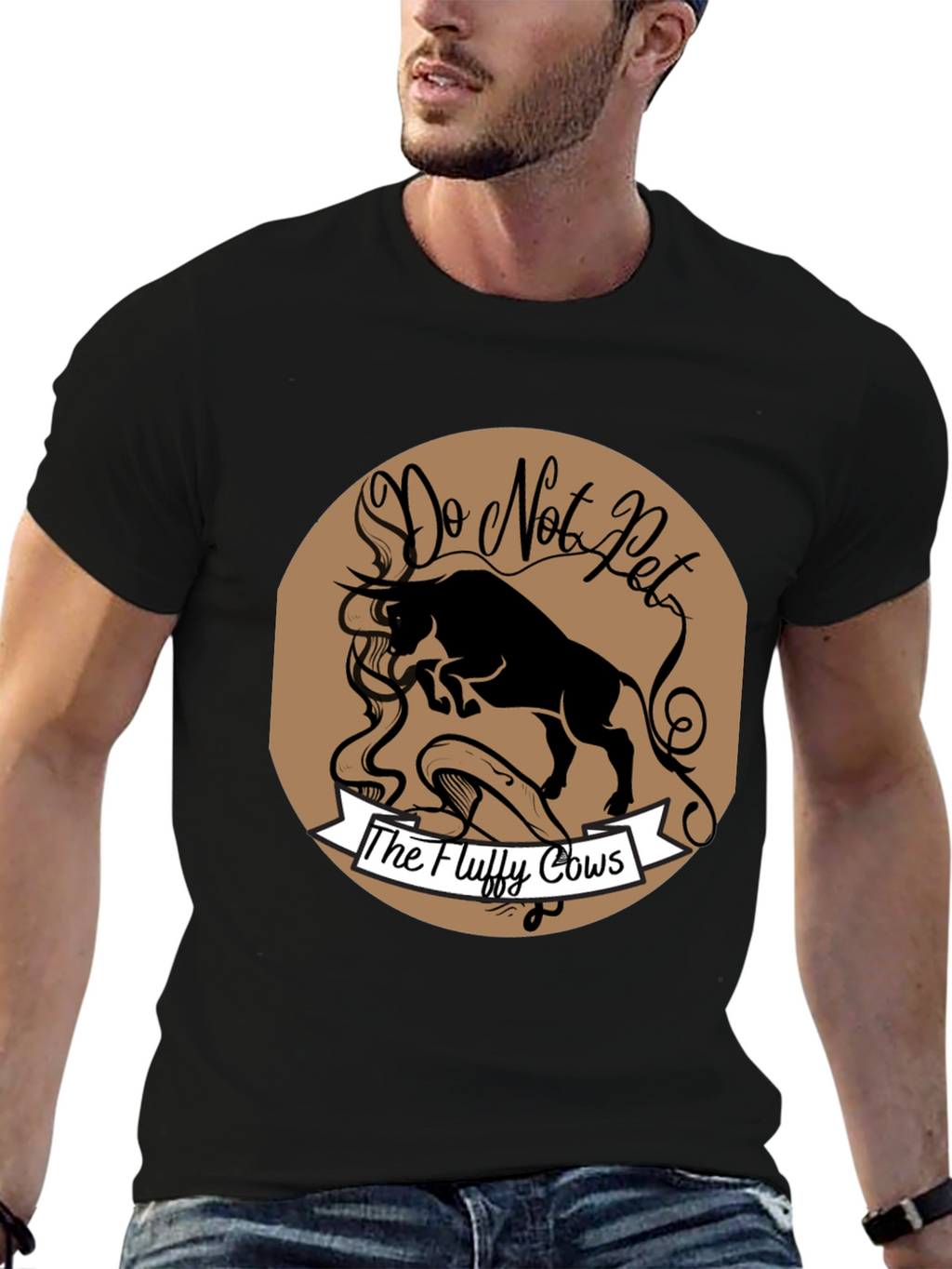 Do Not Pet the Fluffy Cows Graphic T-Shirt