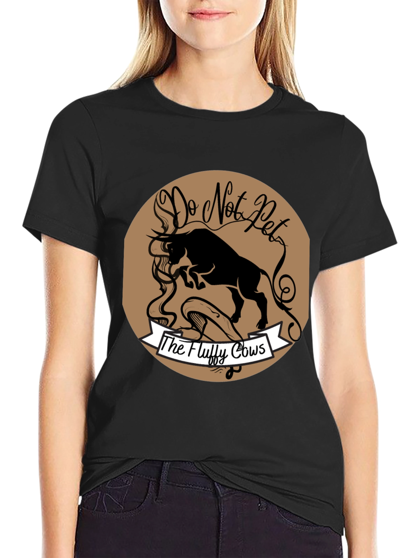 Do Not Pet the Fluffy Cows Graphic T-Shirt