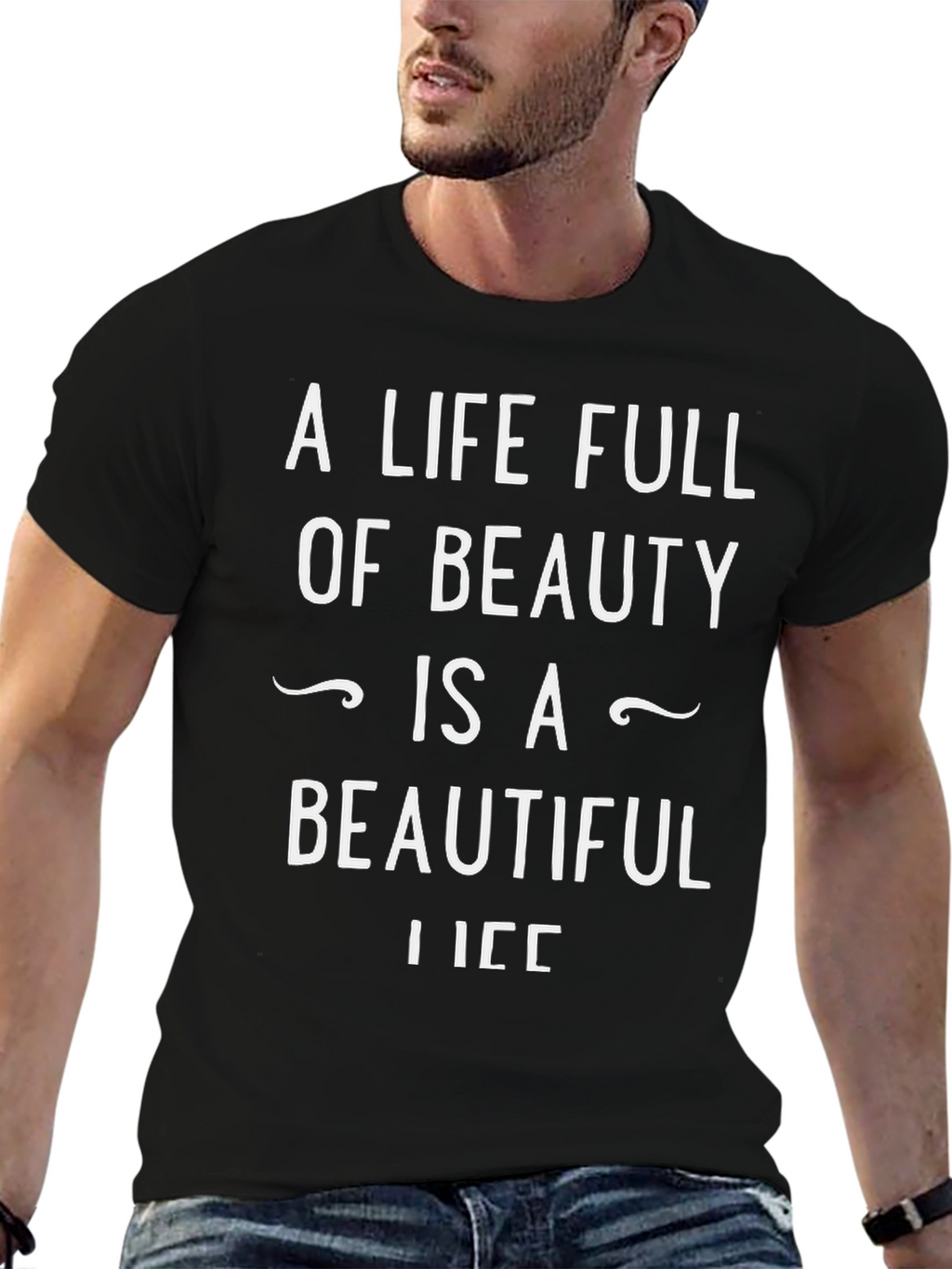 Life of Beauty Black T-Shirt