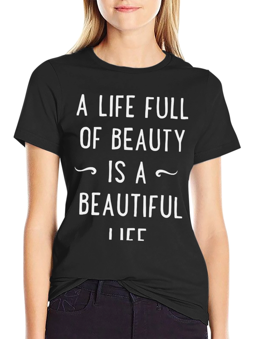 Life of Beauty Black T-Shirt