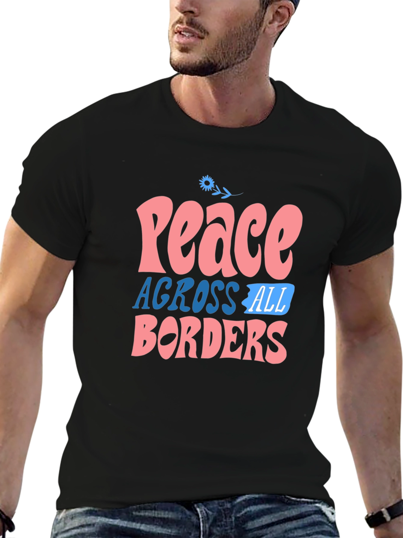 Peace Across All Borders Graphic Tee