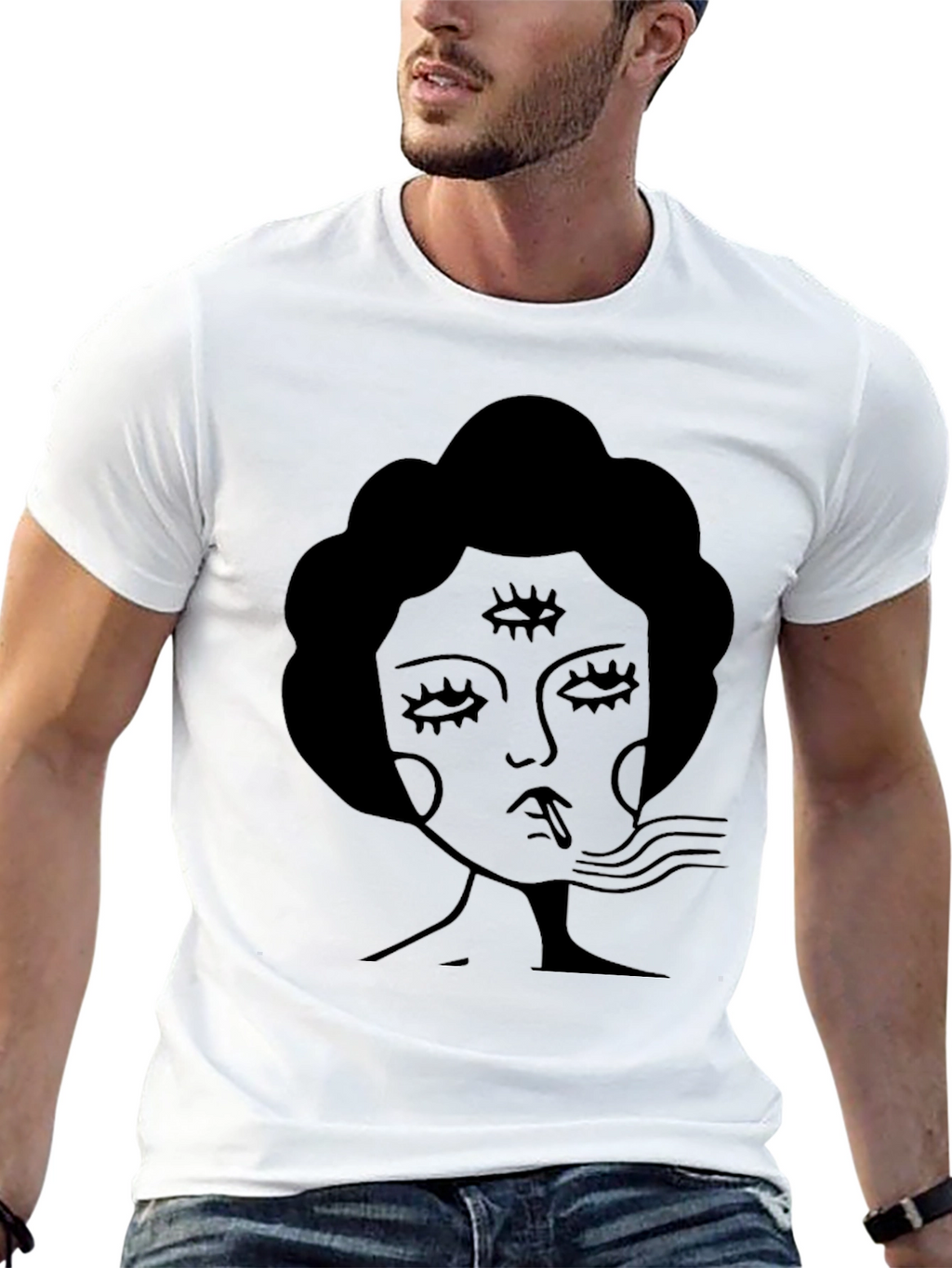 Unique Third-Eye Woman Graphic Tee