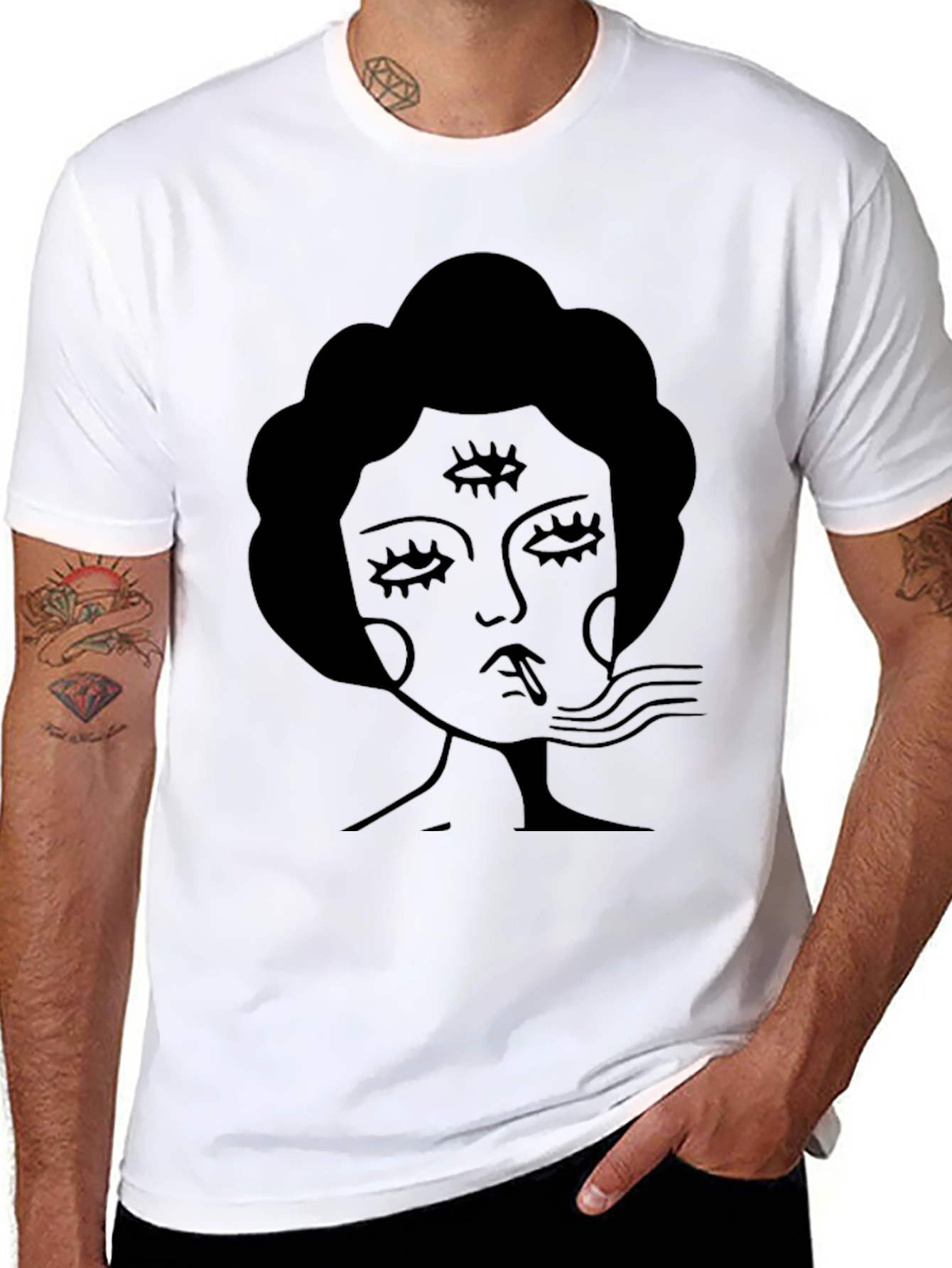 Unique Third-Eye Woman Graphic Tee