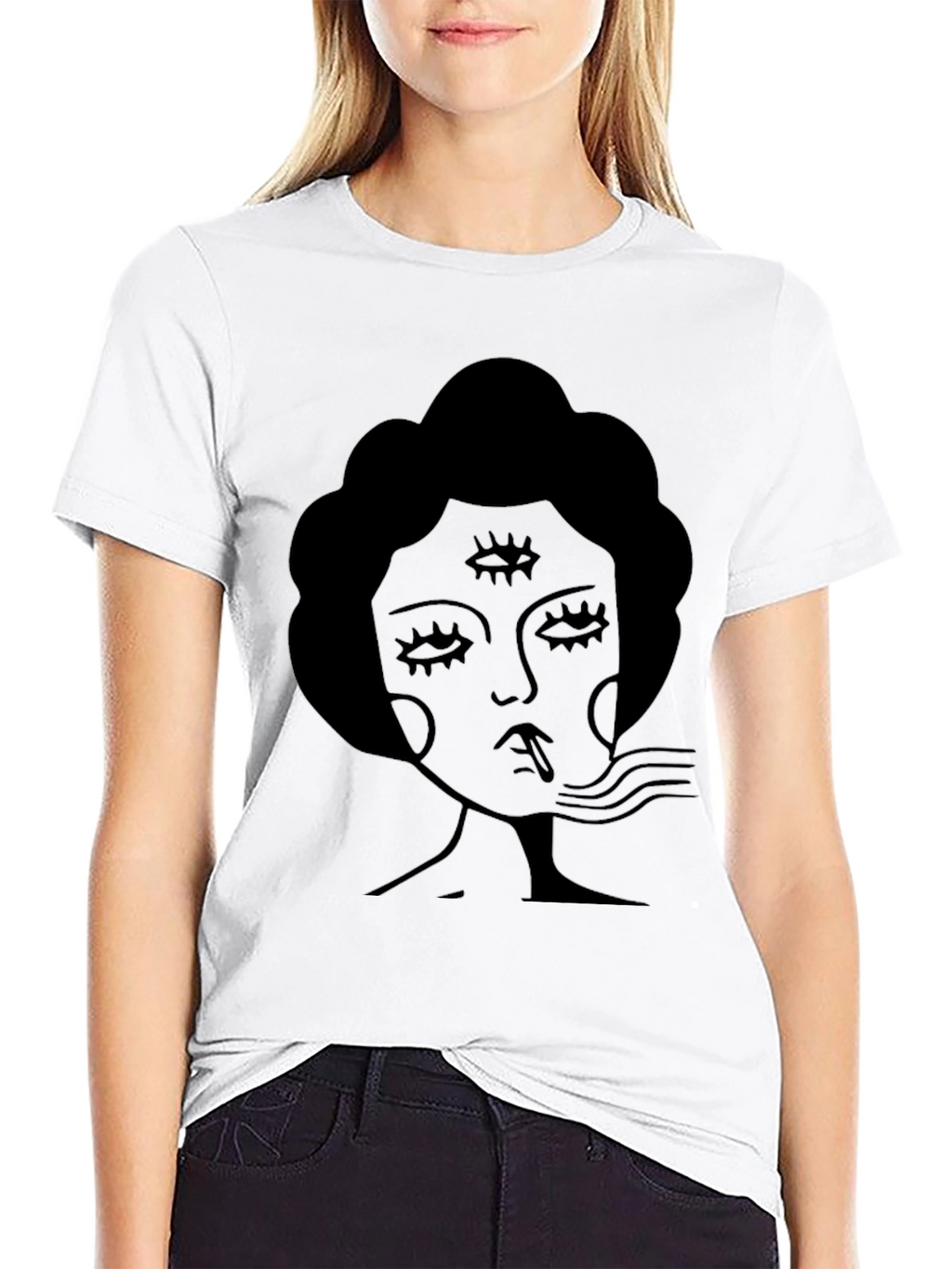 Unique Third-Eye Woman Graphic Tee