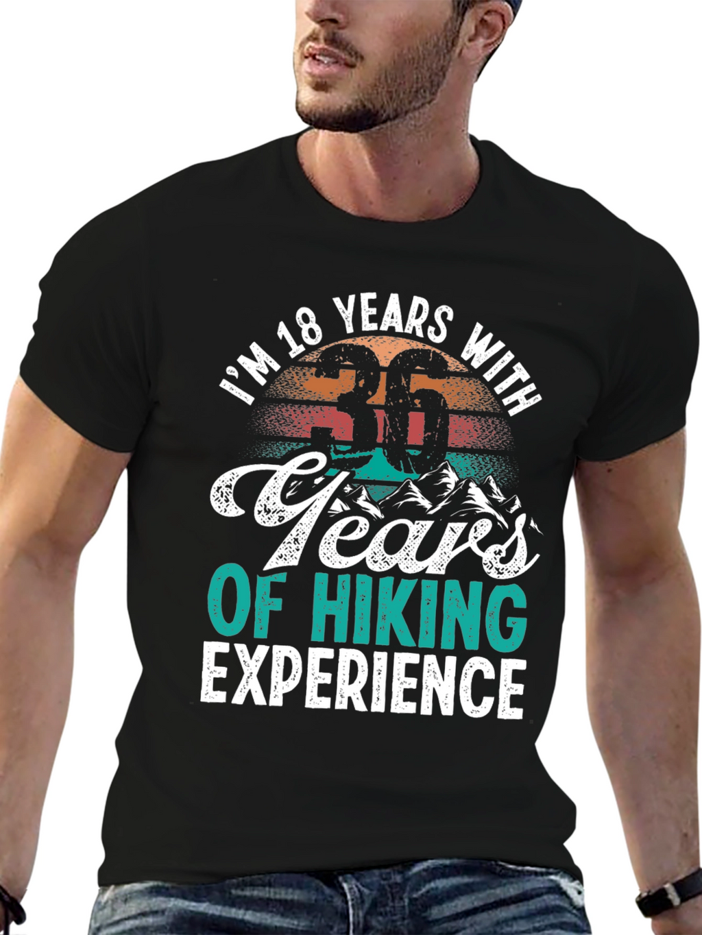 18 Years with 36 Years Hiking Tee