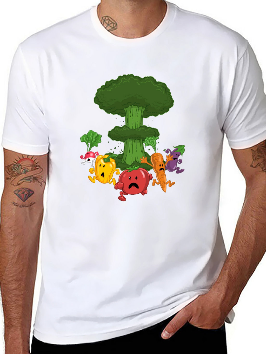Vegetable Nuclear Explosion T-Shirt