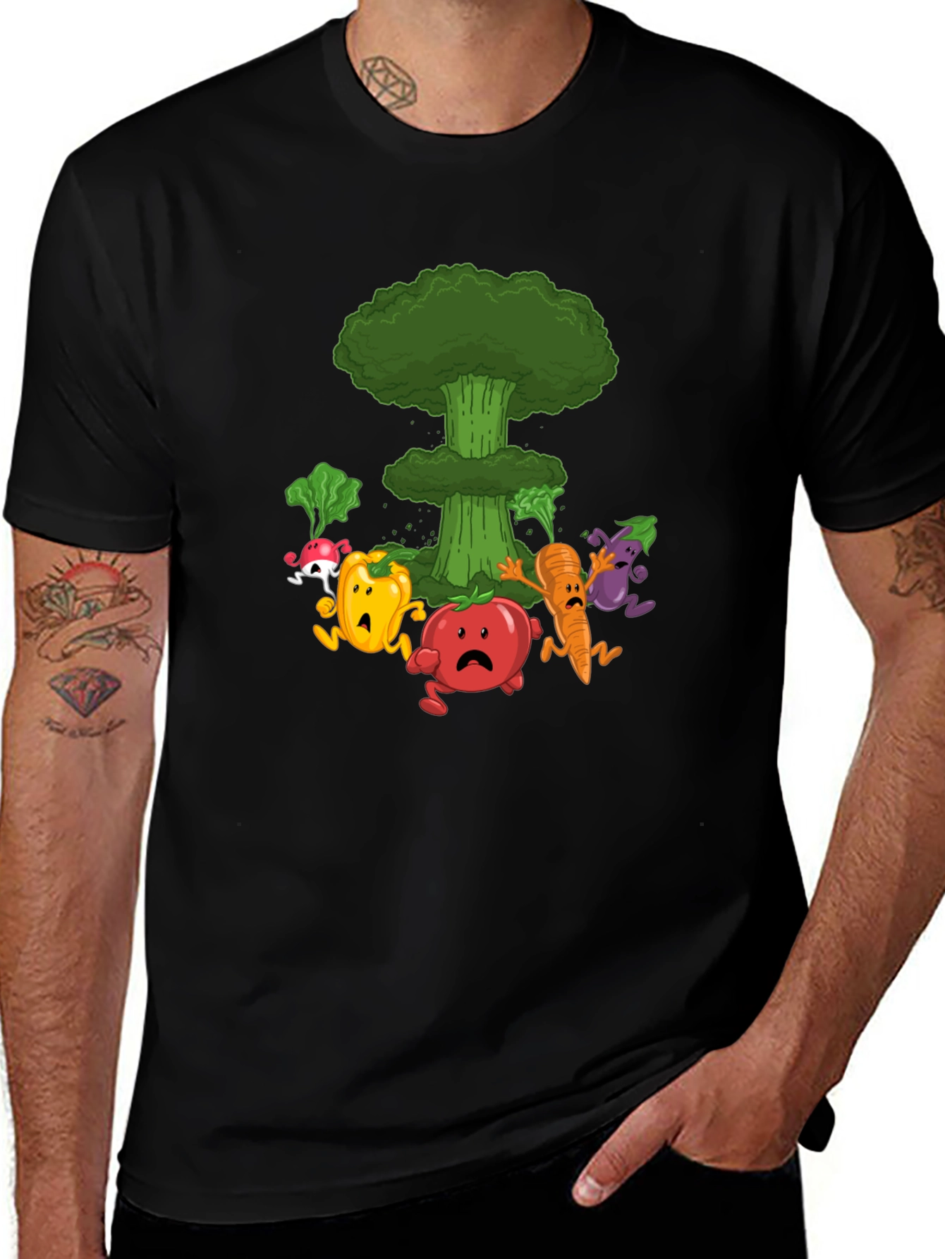 Vegetable Nuclear Explosion T-Shirt