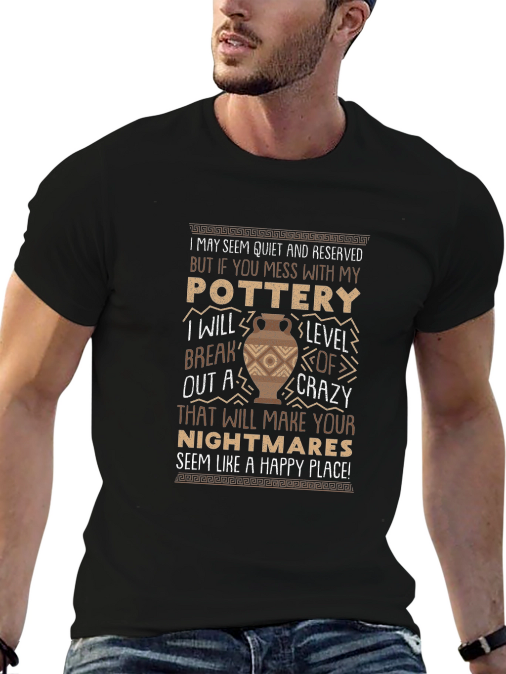 Pottery Lover T-Shirt - Funny Crazy Level Design