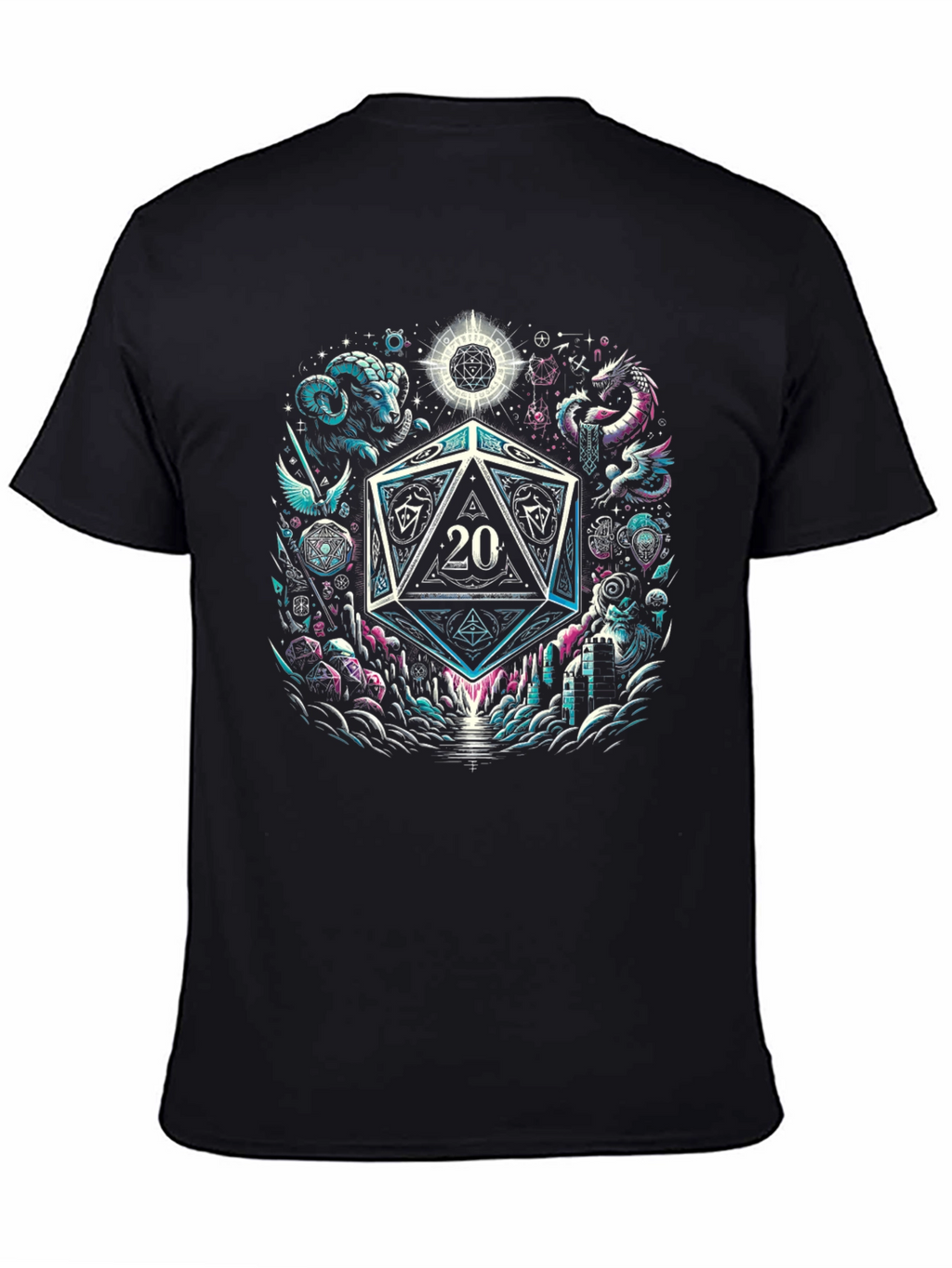 D&D Twenty Sided Die T-Shirt