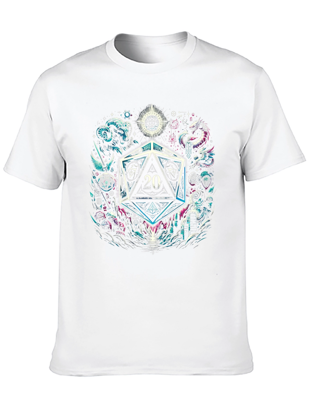 D&D Twenty Sided Die T-Shirt
